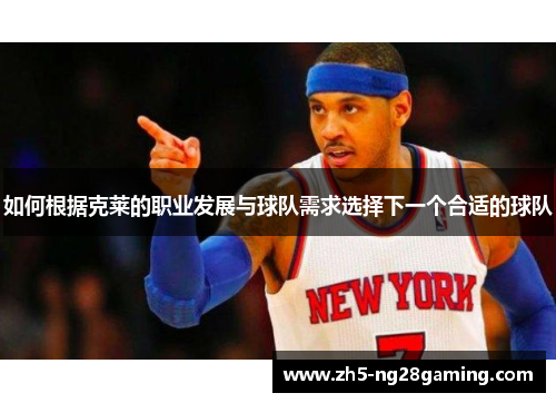 如何根据克莱的职业发展与球队需求选择下一个合适的球队