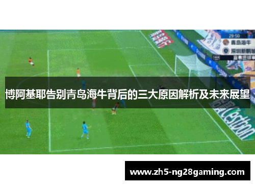博阿基耶告别青岛海牛背后的三大原因解析及未来展望
